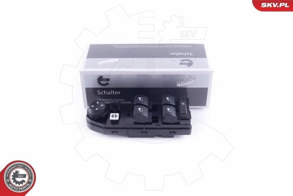 ESEN SKV 37SKV161 Fensterheberschalter für BMW 5 Limousine (E60) Fensterheber Schalter