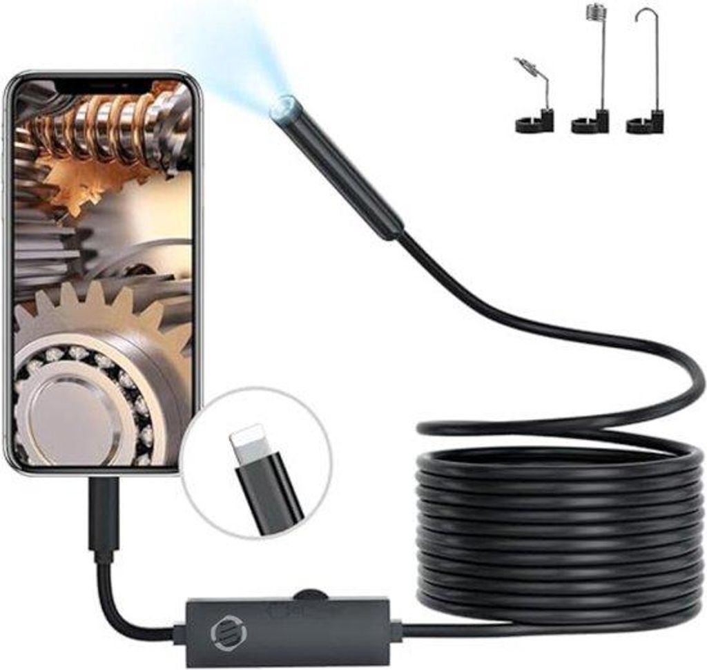 iPhone-Endoskop - Inspektionskamera - Premium-Wasserfest - HD-Kamera