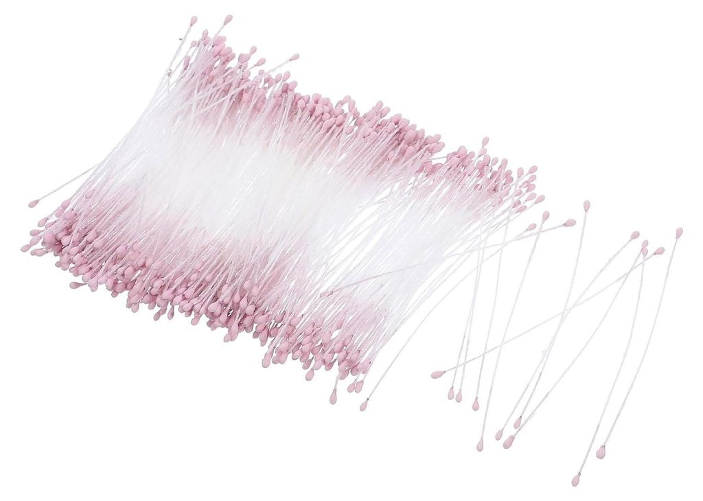 Künstliche Blütenköpfe Doppelköpfe 380 Stück pro Beutel aus Gips und Baumwollseil für Bastel- und Dekorationszwecke bei Hochzeitsfeiern und i...