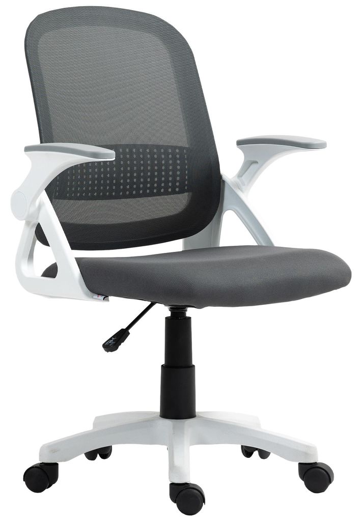 HOMCOM bureaustoel, ergonomische draaistoel met opklapbare Productafbeelding 