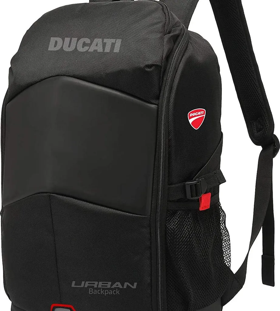 Sac à dos sport Ducati DUC-BKP-WTP noir avec compartiment PC