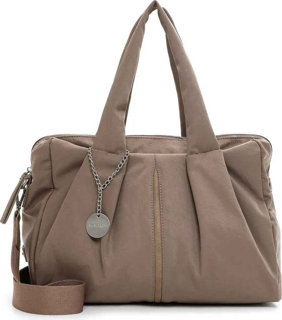 SURI FREY Pauly Sac à Épaule Taupe - Sac Bandoulière City Élégant