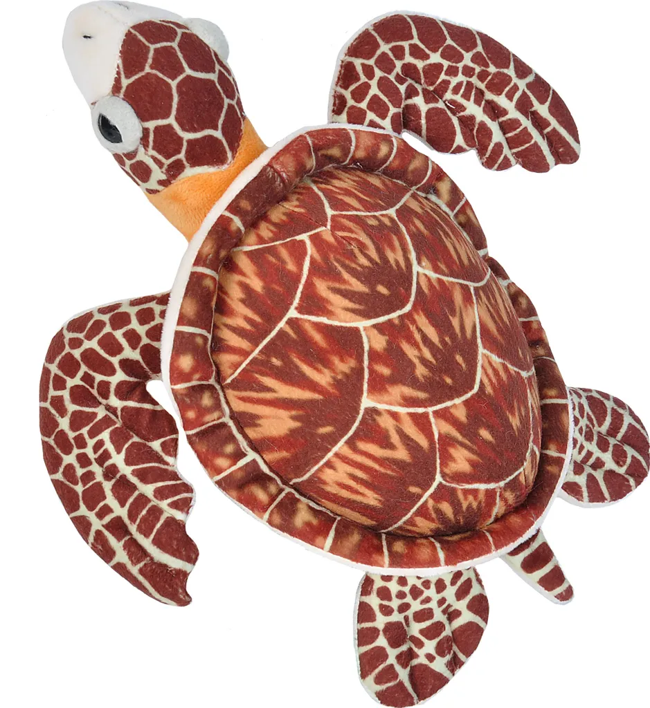 Wild Republic Peluche Tortue à Écailles Cuddlekins Mini 20cm Réaliste