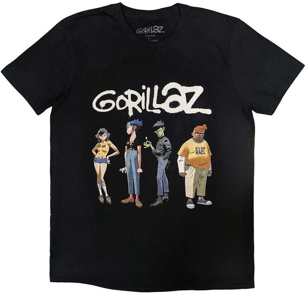 Gorillaz - "Group" T-Shirt für Herren/Damen Uni RO11106 (L) Produktbild 