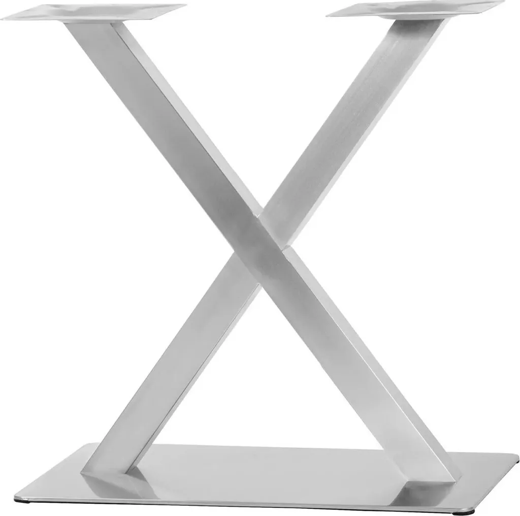 Piètement de table anti-oscillation en inox - Fini les tables bancales