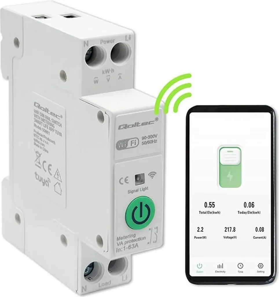 Interrupteur Connecté Rail DIN 63A avec Suivi Consommation Électrique - 5