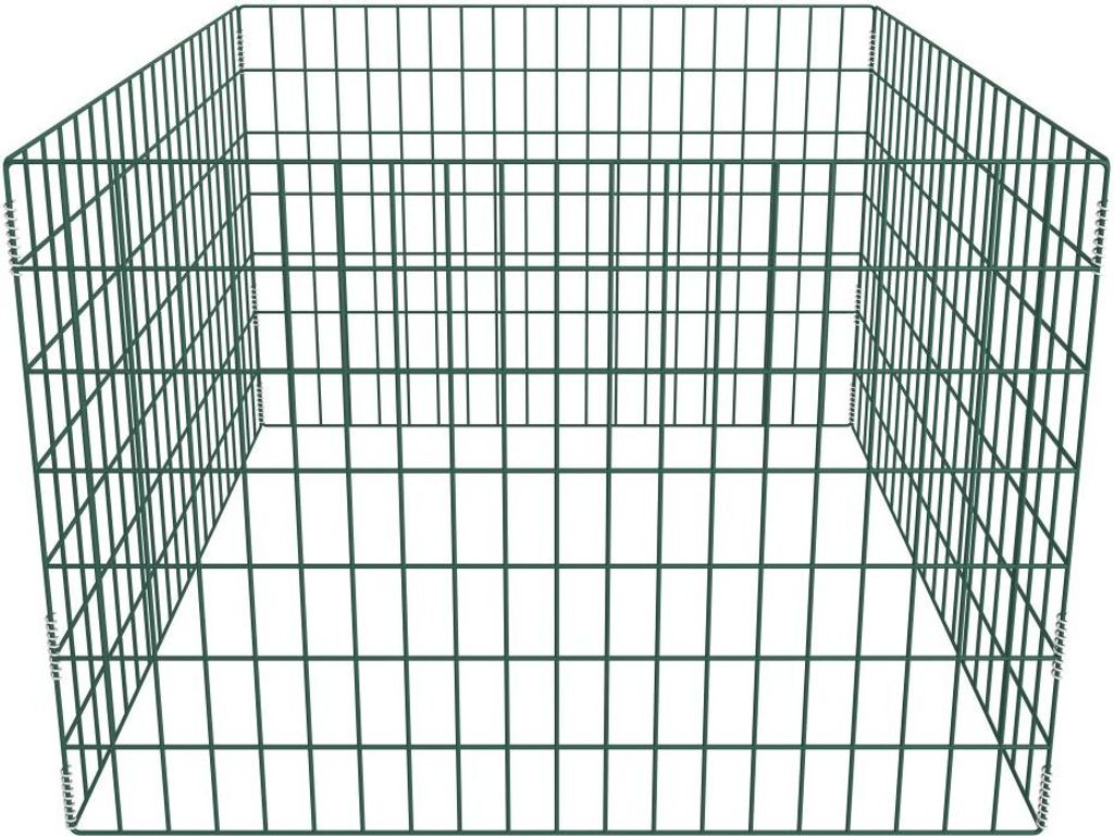 vidaXL Composteur de jardin mailles carrées 100 x 100 x 70 Image du produit 