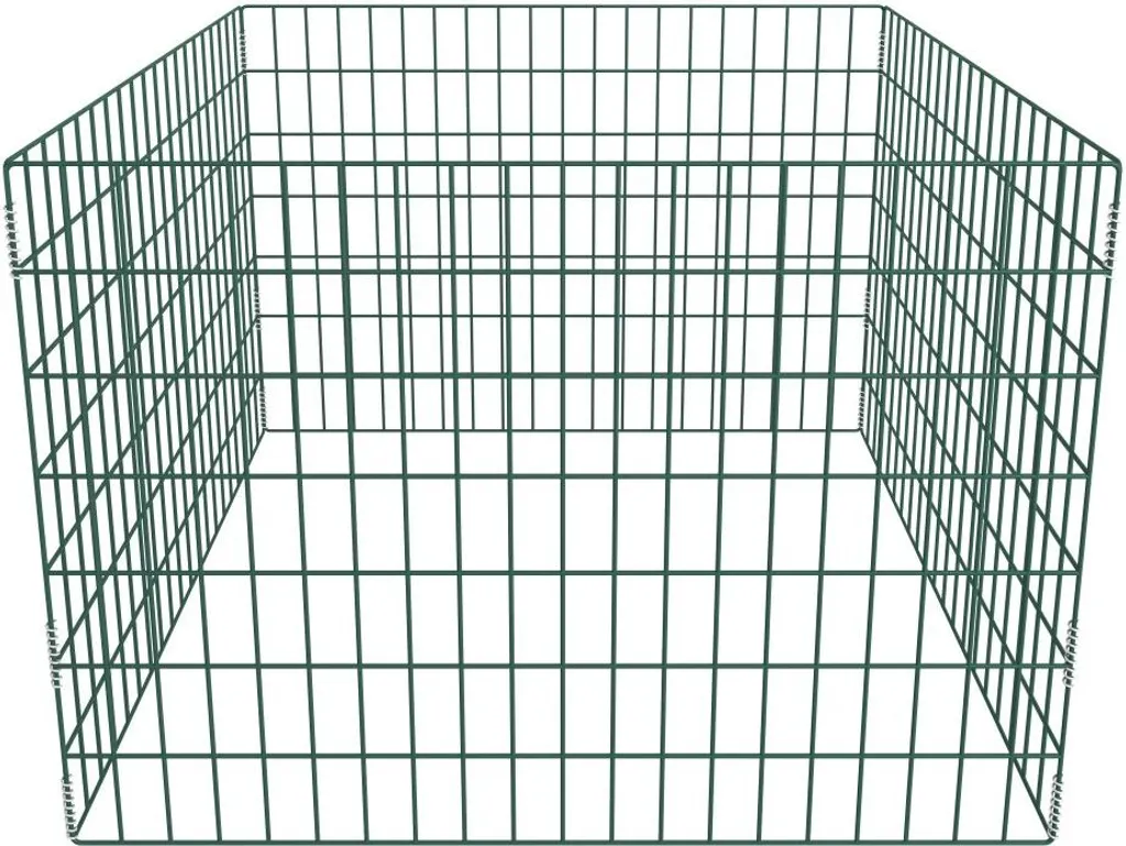vidaXL Composteur de jardin mailles carrées 100x100x70 cm en acier