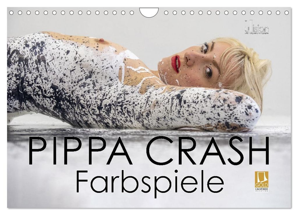 PIPPA CRASH - Farbspiele (Wandkalender 2027 DIN A4 quer), CALVENDO Monatskalender