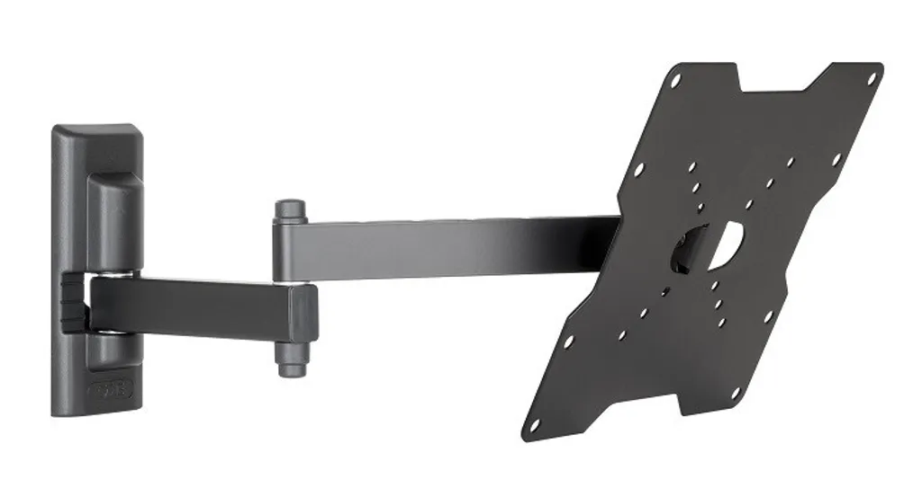 Meliconi CME EDR200 Support TV Mural Noir 40 Pouces Orientable et Robuste