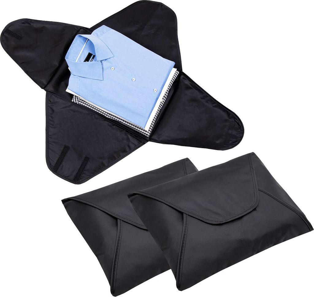 3er Set Hemdentasche, 41x30 cm, schwarz, wasserabweisend