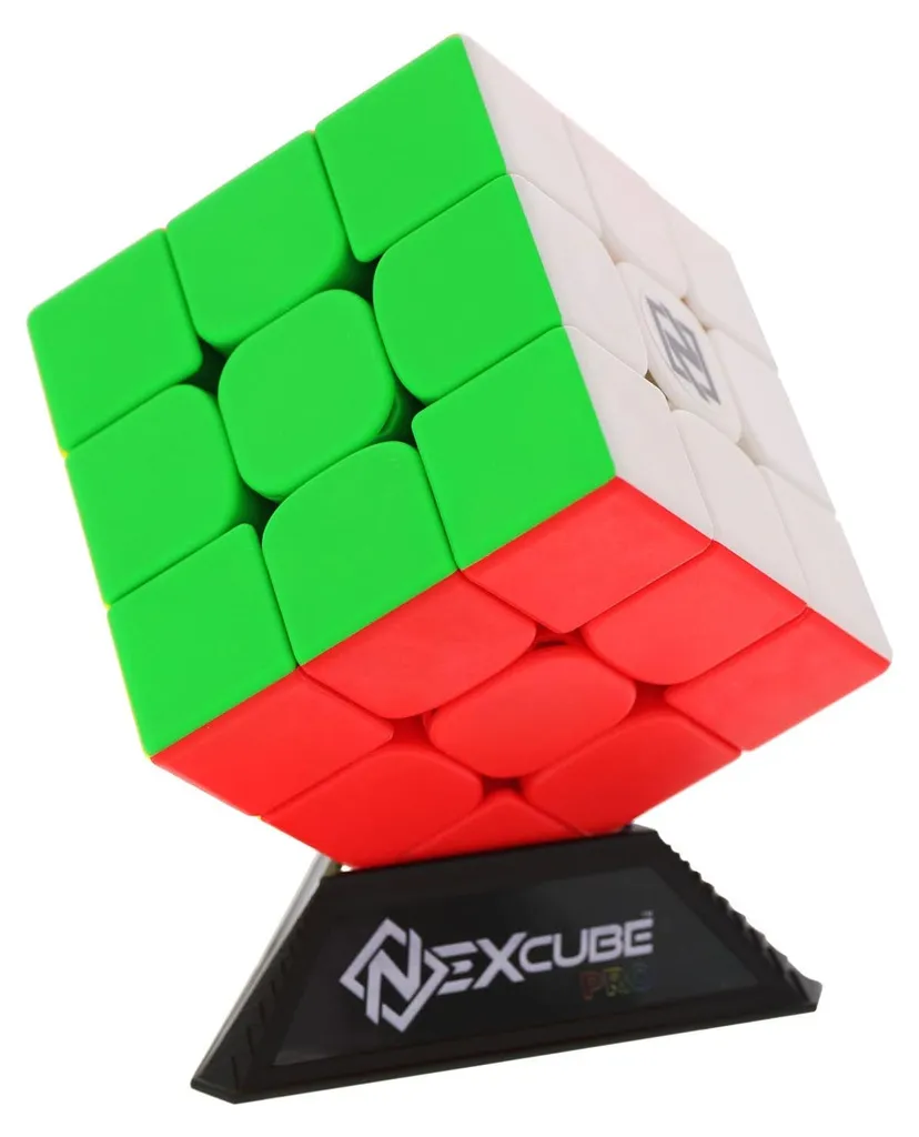 Nexcube 3x3 Pro Transparent Anti-Blocage pour une Résolution Sans Effort