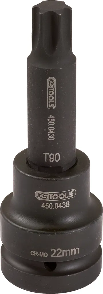 KS TOOLS 450.0475 Douille à embout de force TX T100 longue 1 pouce