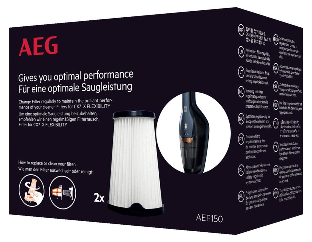 AEG 9001683755,AEF150 Filter 2 kusy pre CX7... Flexibilný Obrázok produktu 