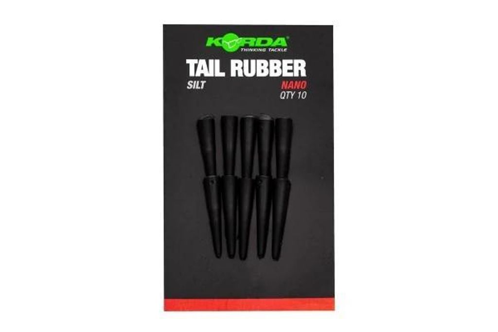 Korda Tail Rubber Nano - 10 Tubes, Farbe:Silt Produktbild 