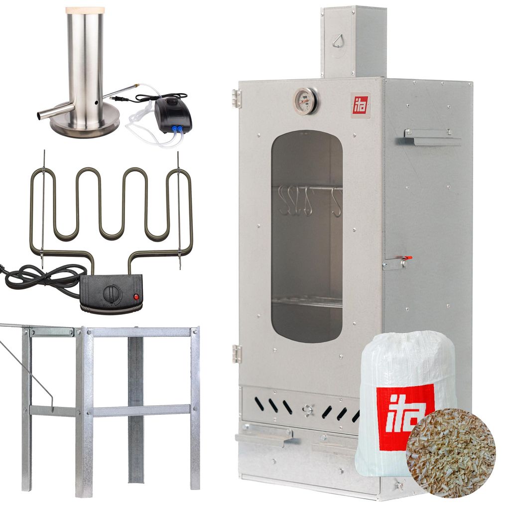 Räucherofen 7012 + Rauchgenerator + Heizelement + Tisch Produktbild 