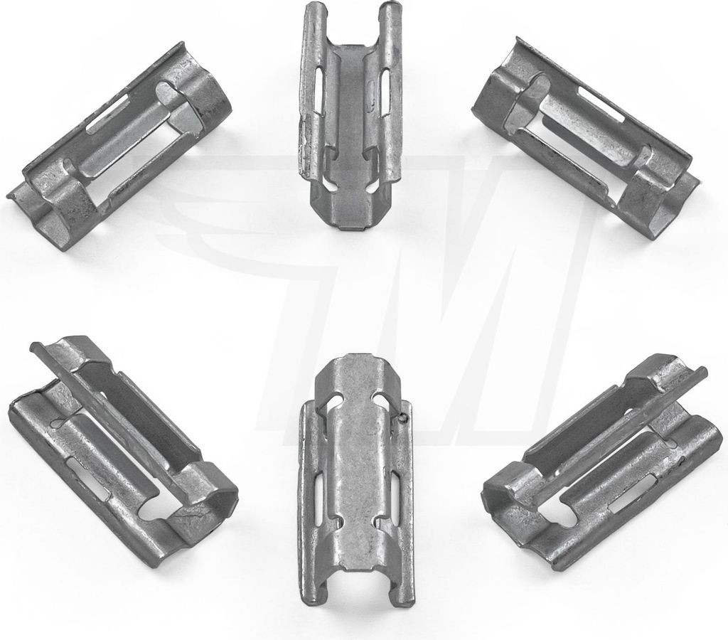 5x Befestigungs Klammer Clip für Renault Radlauf, Spoiler | 769845643R, 46638522828, W715645S442