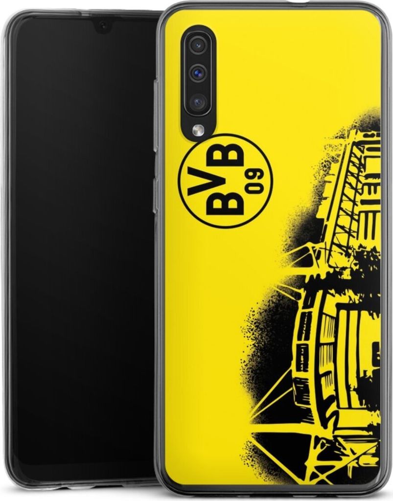 DeinDesign Handyhülle für Samsung Galaxy A50 Silikon Hülle Case Smartphone Schutzhülle BVB Borussia Dortmund Stadion