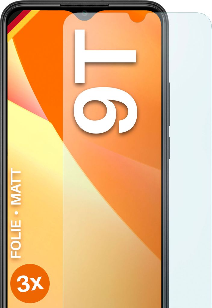 moex® 3x Schutzfolie kompatibel mit Xiaomi Redmi 9T - Produktbild 