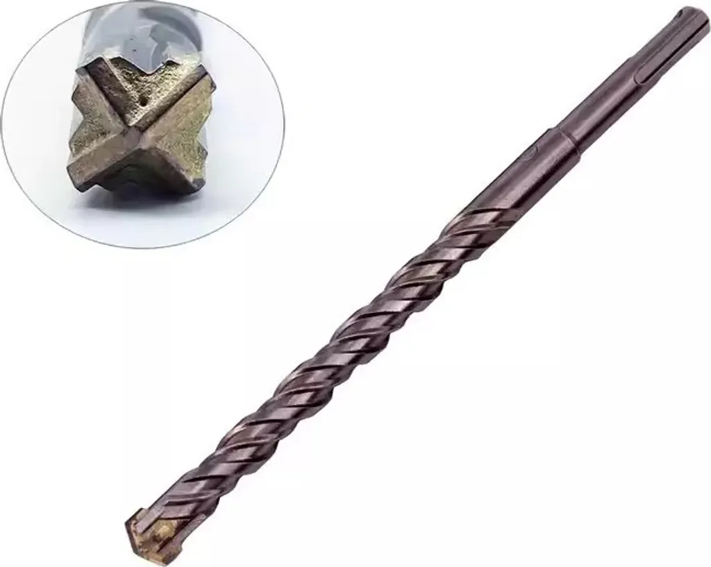 Punta SDS PLUS 26x800mm per Calcestruzzo Armato e Muro - 4 Taglienti Professionali