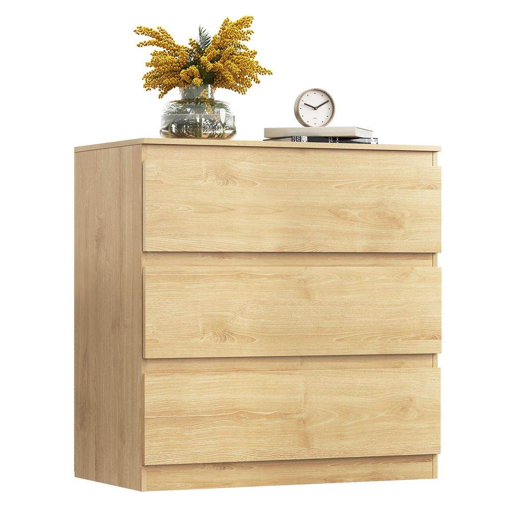 Kommode Schubladenkommode mit 3 Schubladen, Sideboard, Produktbild 