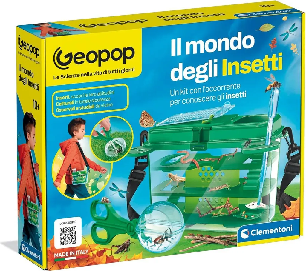Clementoni 19428 Geopop Le monde des insectes Jeu scientifique dès 10 ans
