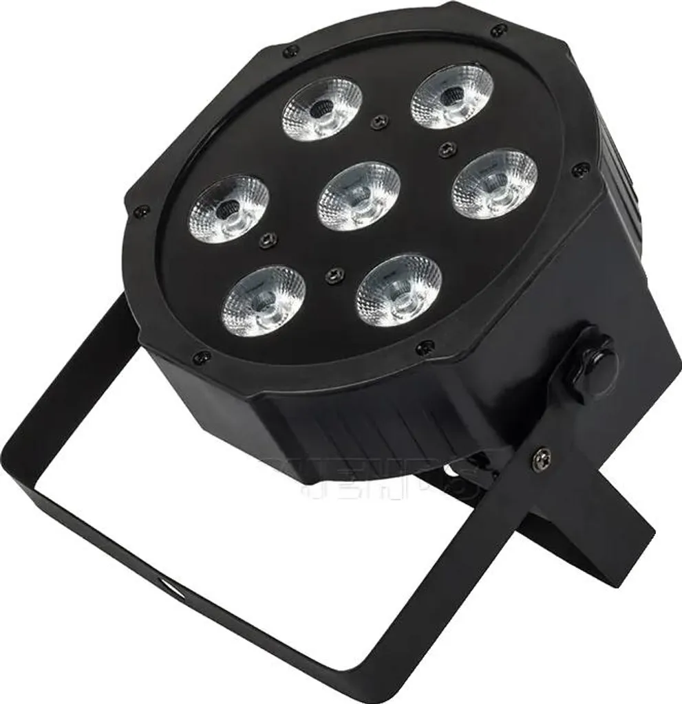 Pack de 8 Projecteurs LED de scène Par DMX 7x12W pour soirée et spectacle
