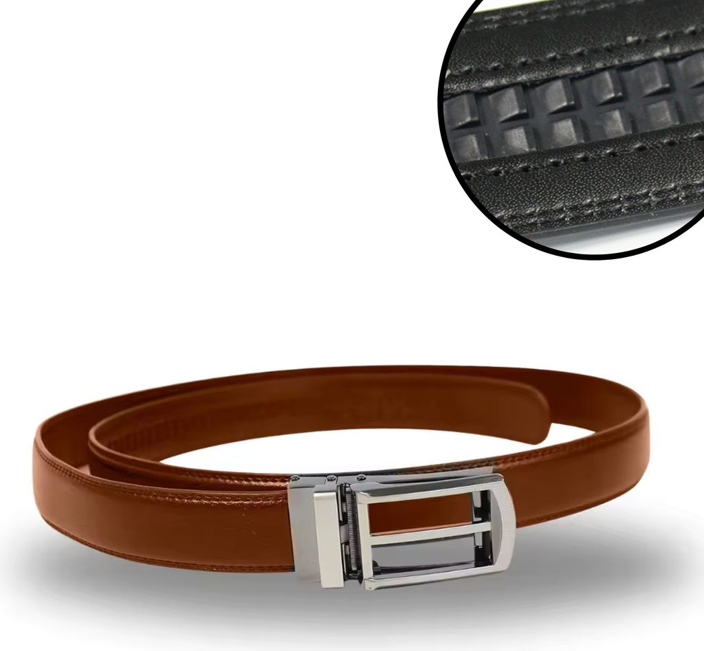 Best Direct Hüftgürtel Exact Belt Gürtel ohne Löcher, 80 bis 120 cm, Herrengürtel, Damengürtel, braun & schwarz