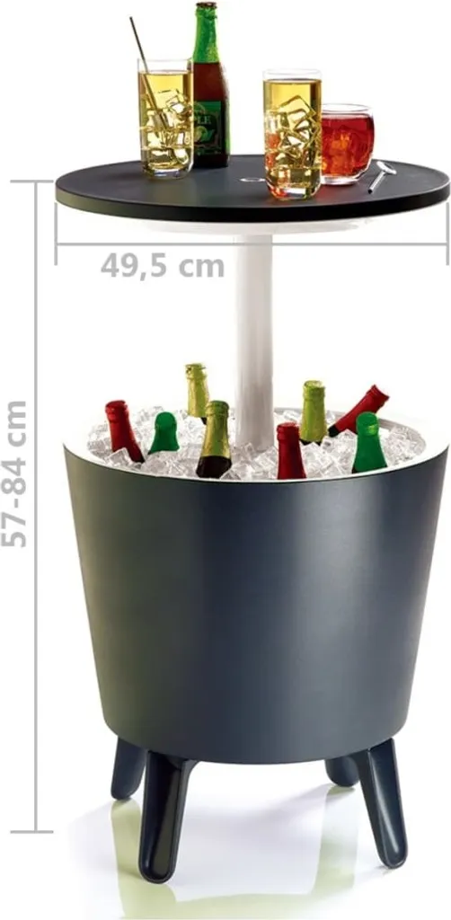 Table de Jardin Glacière Keter Cool Bar : Le Bar Réfrigéré Idéal