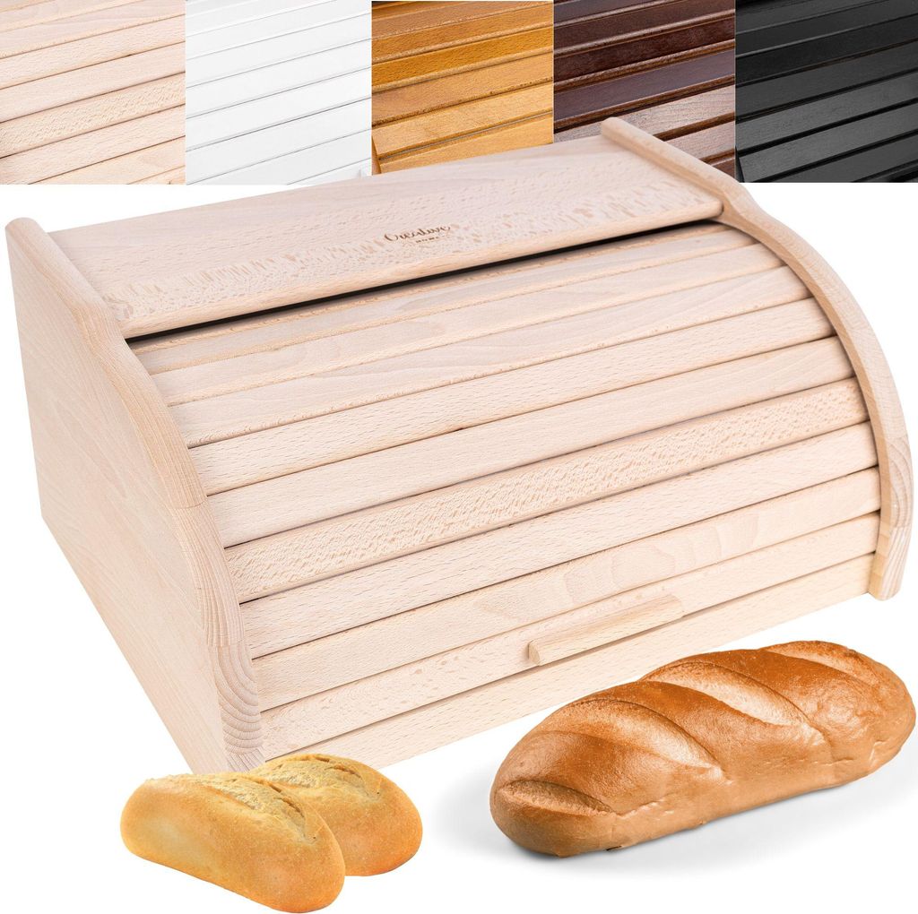 Creative Home Boîte à Pain Naturel 38 x 28,5 x 17,5 cm Image du produit 