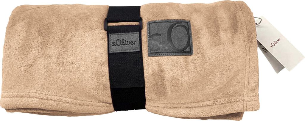 s.Oliver Wohndecke Kuschelsoft" camel 150x200 cm"