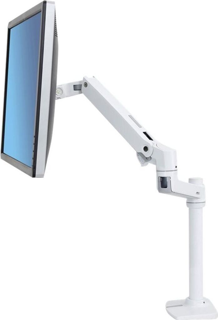 Ergotron LX - Befestigungskit (Gelenkarm) - für Monitor - Aluminium, Stahl - weiß - Bildschirmgröße: bis zu 81,3 cm (bis zu 32 Zoll) - Tischmon...