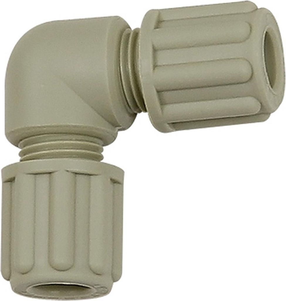 Riegler Winkel-Schlauchverbindung, für Schlauch 6/8 mm, PP