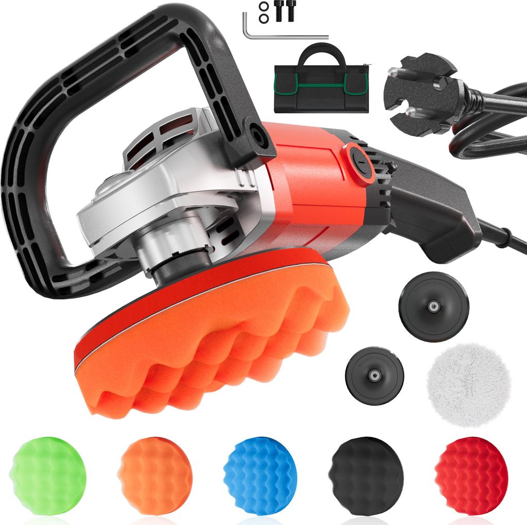 Wiltec Machine Polir Meuleuse 1200W 3000 tr./min Pochette Image du produit 