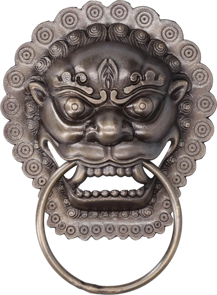 Quincaillerie de porte ancienne pour rénovation maison style chinois - 3