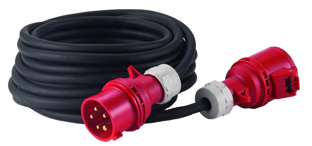 HEDI VKD10162 Drehstrom-Verlängerungsleitung 16A 10m 5x2,5mm²
