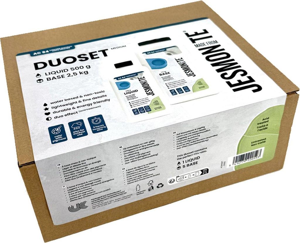 Jesmonite Kreativset AC84 - Gießmaterial 500ml & 2500g