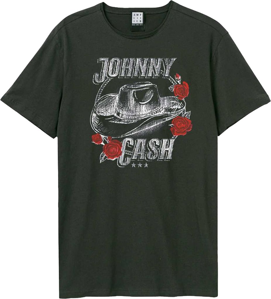 Amplified - "9 Gallon Hat" T-Shirt für Herren/Damen Uni GD2283 (XS) (Holzkohle)