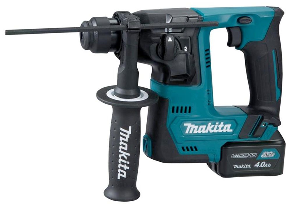 Makita Akku Bohrhammer HR140DSMJ 10,8 V SDS-plus 2x 4,0 Ah Akkus und Ladegerät