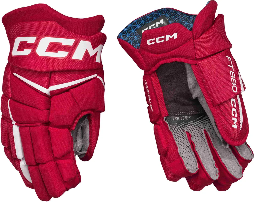 Gants hockey CCM JETSPEED FT880 Junior 11" pour confort et maniabilité