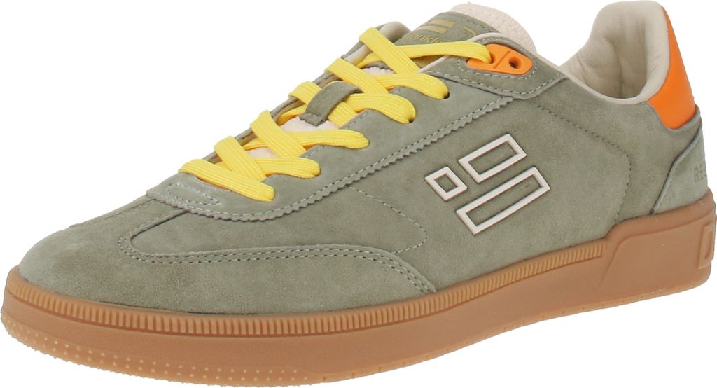 D.Franklin DFSH387005 Rebell Basic Flag - Herren Sneaker - Khaki, Größe:42 EU
