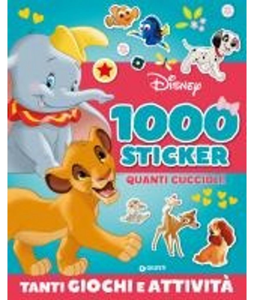 Quanti cuccioli! 1000 sticker Disney. Tanti giochi e attività