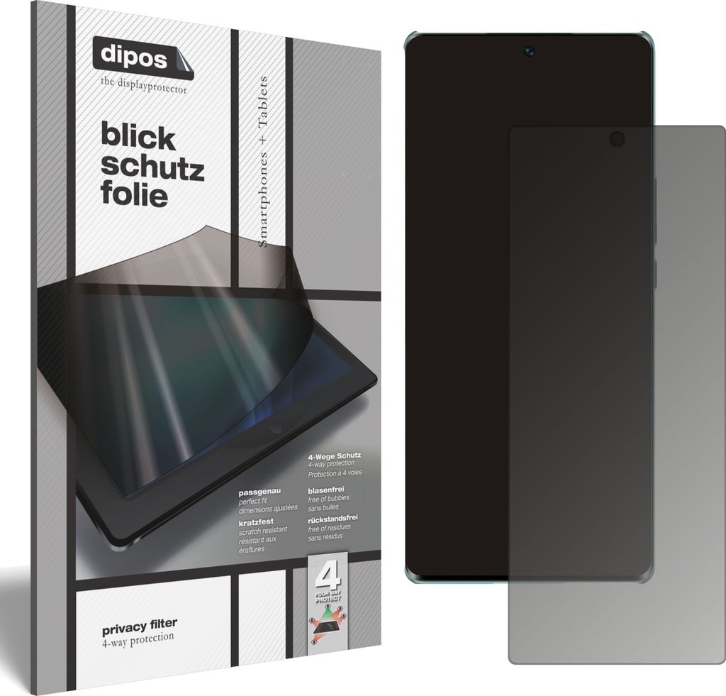 Blickschutzfolie für Honor 60 Pro matt Schutzfolie Folie Display Schutz dipos