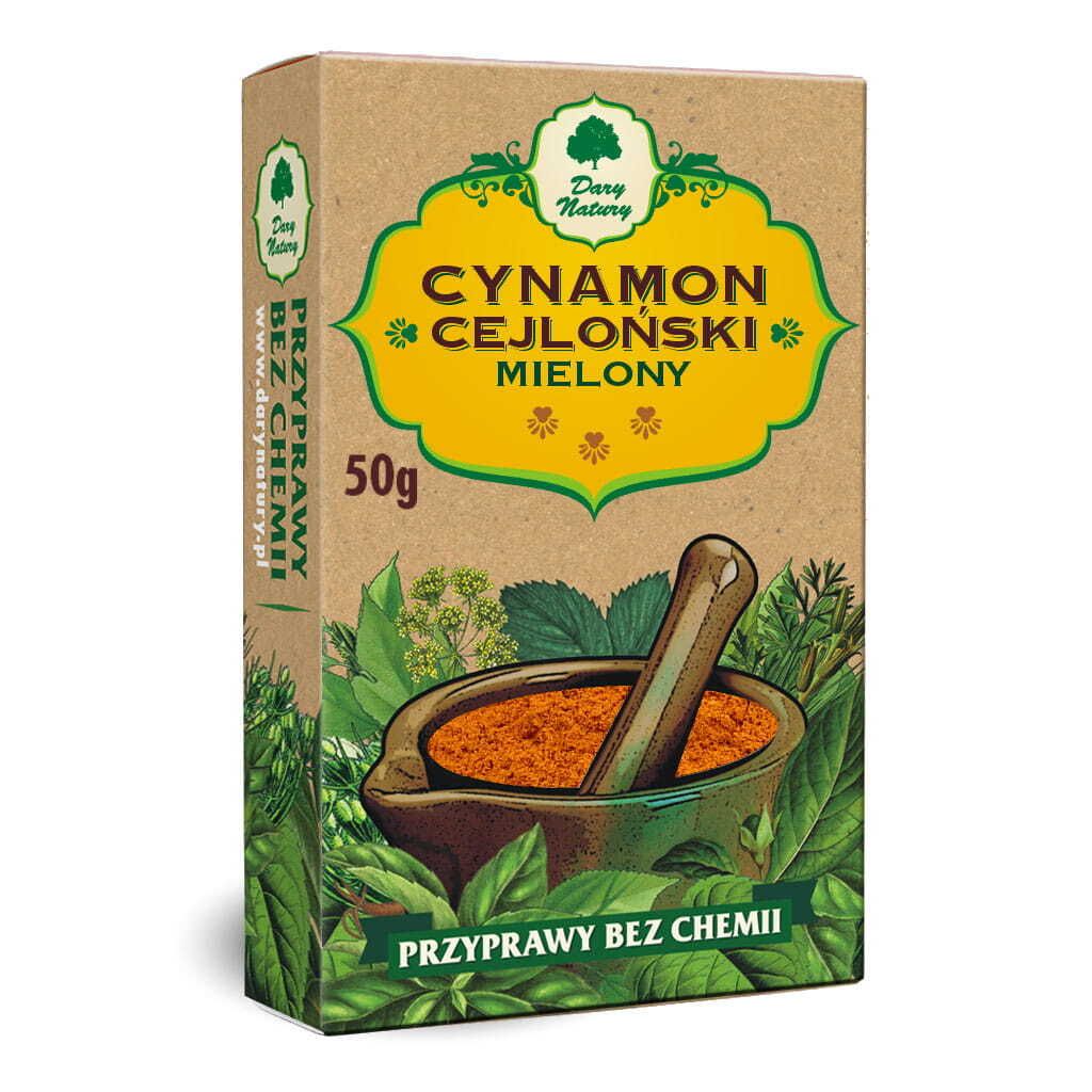 ÖKO Ceylon Zimt, gemahlen, 50g - DARY NATURY