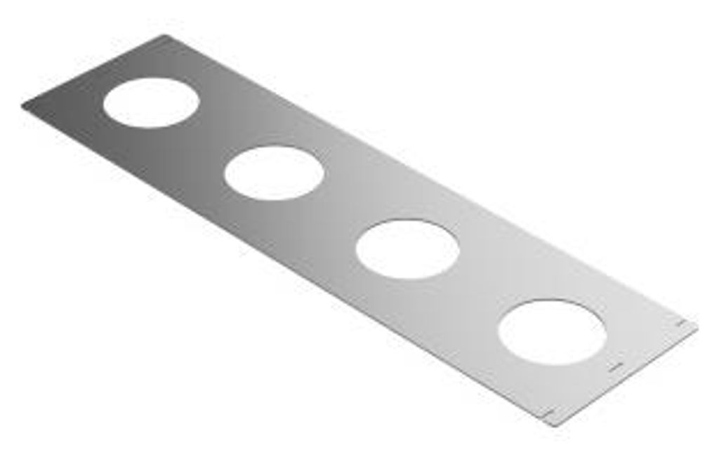 Flex-Plate Flowers Insert - Edelstahl, 70,5x19,5 cm Material: Edelstahl Größe: 70,5x19,5 cm