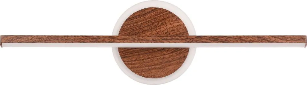 Applique murale LED bois BATUTA 1 noyer 10W blanc chaud 3000K