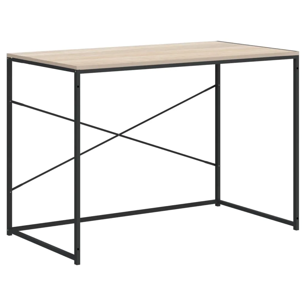 Scrivania per Computer 110x60 Nero/Rovere | Crea il tuo Studio Ideale