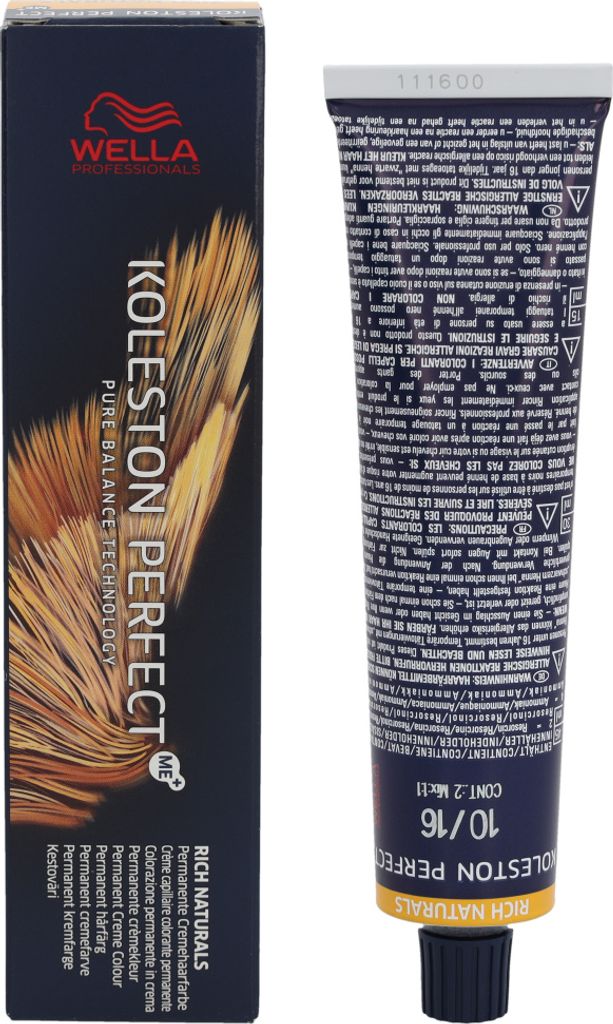 Wella Koleston Perfect Me+ Rich Naturals, Blond, 10/16, Produktbild 