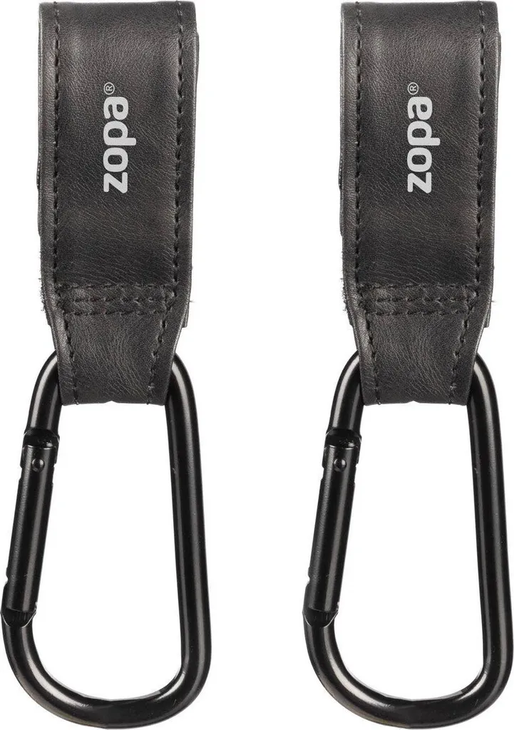 Sangle de fixation à agrafes Zopa Deluxe noire pour accessoires bébé