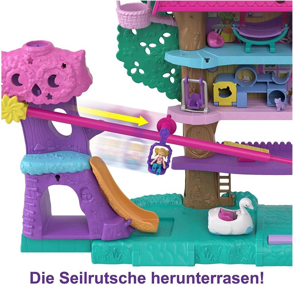Mattel HJJ98 - Polly Pocket - Tierparty Baumhaus Produktbild 5